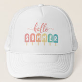 Casquette Bonjour Summer Pastel Popsicles (Devant)