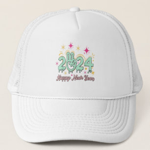 Casquette Bonne année 2024 Au revoir 2023 Bonjour 2024