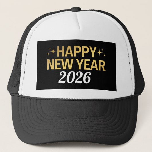Casquette Bonne Année 2026 (Devant)