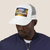 Casquette Bonne année bissextile 2024 (En situation)