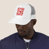 Casquette Bonne année ! — Code QR (En situation)