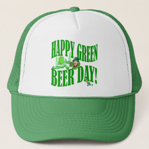 Casquette Bonne journée de bière verte