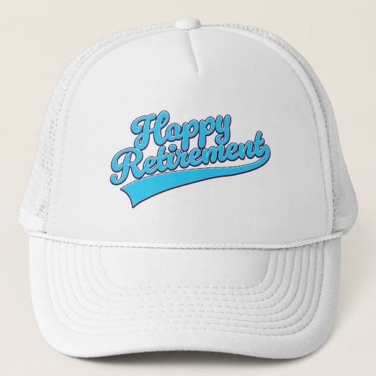 Casquette Bonne retraite édition bleue (Devant)