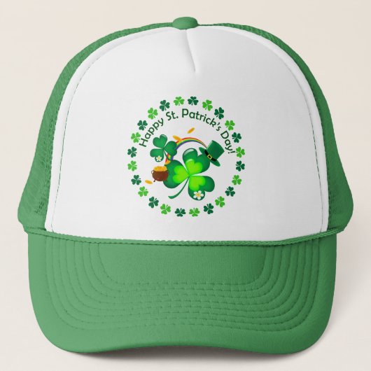 Casquette Bonne Saint Patrick's Day (Devant)