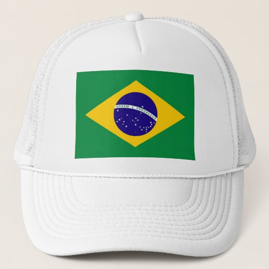 Casquette Bonnet avec estampe du drapeau du Brésil (Devant)