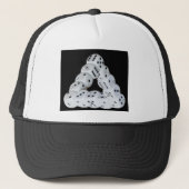 Casquette Bonnet de Trucker de l'illusion optique (Devant)