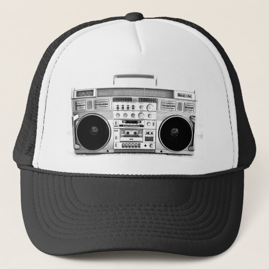 Casquette boombox vintage (Devant)