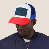 Casquette Bord marqué : lecture Motif dynamique (En situation)