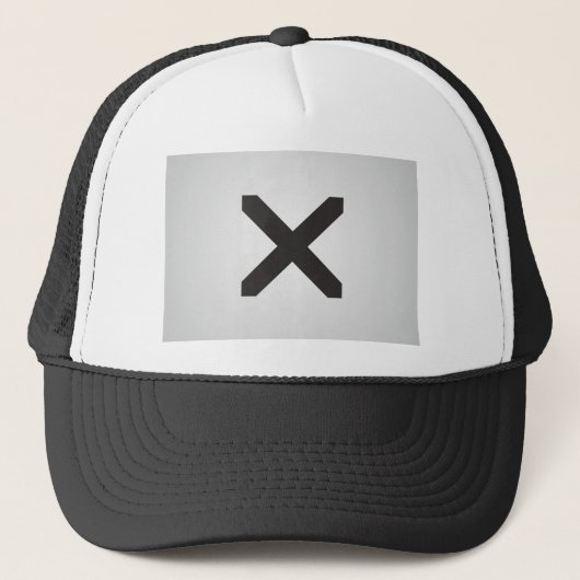 Casquette Bordure droite X (Devant)