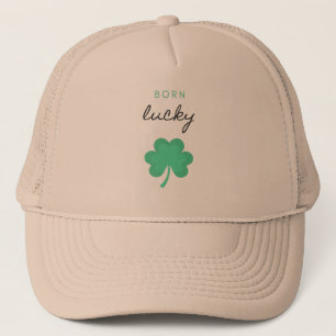 casquette "BORN LUCKY SHAMROCK"