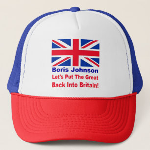 Casquette Borris Johnson Remettons la Grande-Bretagne