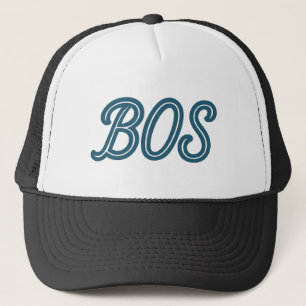 Casquette BOS Boston Airport Code - Retro Travel & Aviation