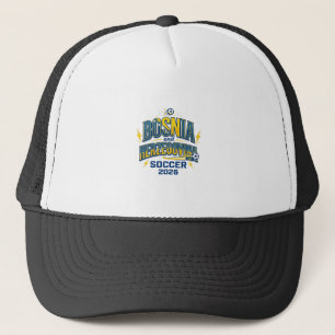 Casquette Bosnie-Herzégovine Football 2026 Football Gras Typ