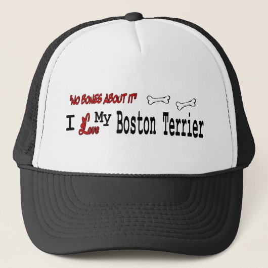 Casquette Boston Terrier (I Love) Hat (Devant)