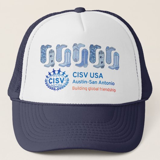 Casquette Bottes CISV Austin Cowboy (Devant)