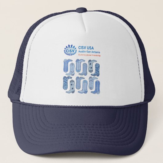 Casquette Bottes de cow-boy CISV Austin (Devant)