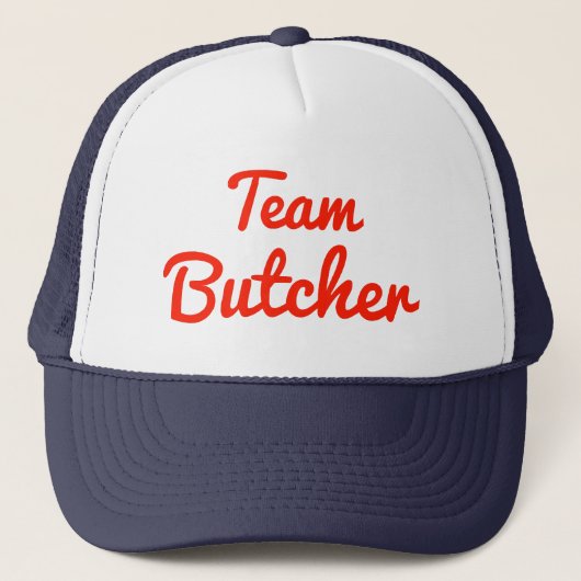 Casquette Boucher d'équipe (Devant)
