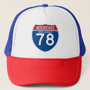 Casquette Bouclier d'autoroute nationale du New Jersey NJ