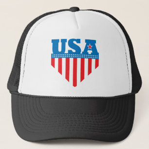 Casquette Bouclier de drapeau des Etats-Unis