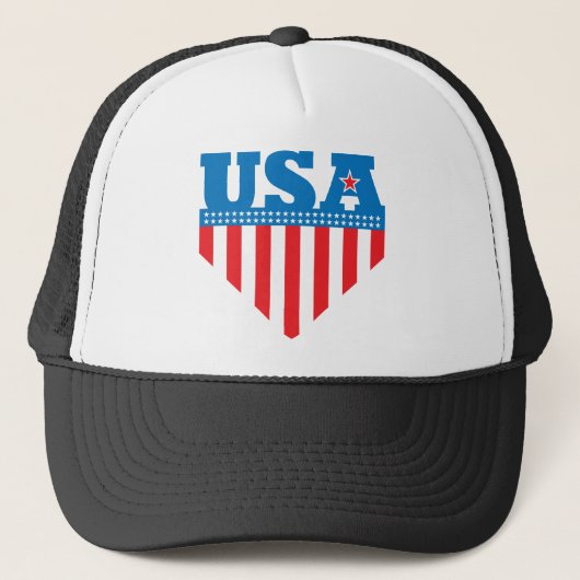 Casquette Bouclier de drapeau des Etats-Unis (Devant)