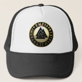Casquette Bouclier de Valknut Rune (Devant)