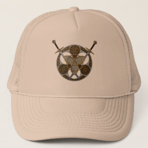 Casquette Bouclier et épées celtiques