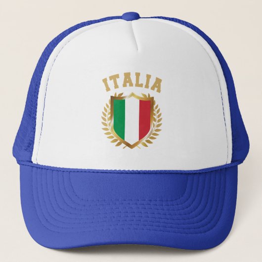 Casquette Bouclier indicateur Italie/Italie (Devant)