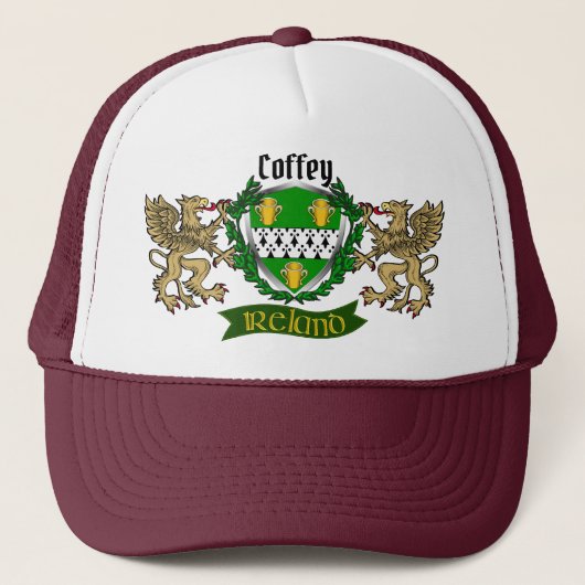 Casquette Bouclier irlandais Coffey/O'Coffey avec Griffins (Devant)