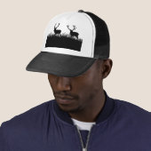 Casquette Boues de cerfs Silhouette Grass Nature (En situation)