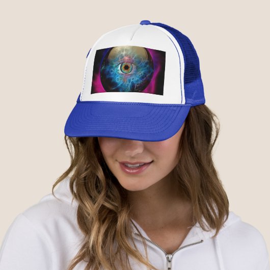 Casquette Boule de cristal avec oeil (En situation)