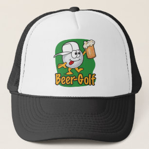 Casquette Boule de golf bue par golf de bande dessinée de