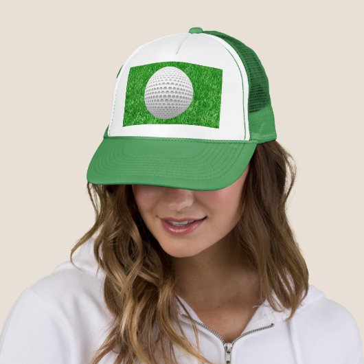 Casquette Boule et vert de golf (En situation)