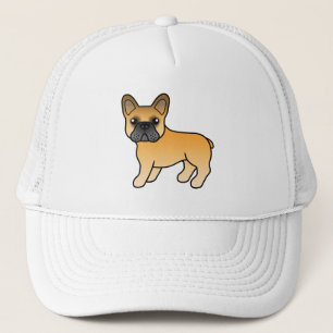 Casquette Bouledogue français fauve mignon chien de dessin a