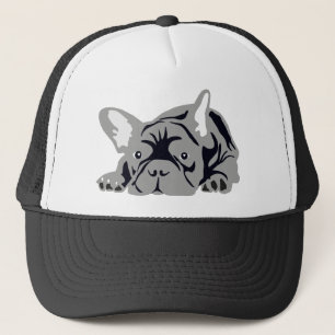 Casquette Bouledogue Français gris