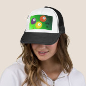 Casquette Boules de billard (En situation)