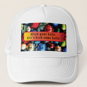 Casquette Boules de Noël