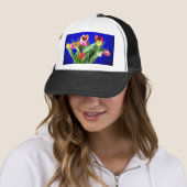 Casquette Bouquet de tulips (En situation)
