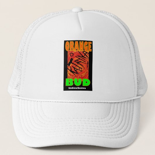 Casquette Bourgeon orange KATRINA (Devant)