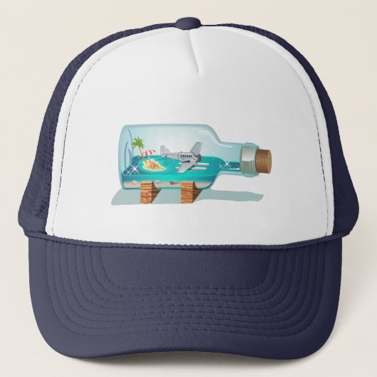 Casquette Bouteille souvenir de dessin (Devant)