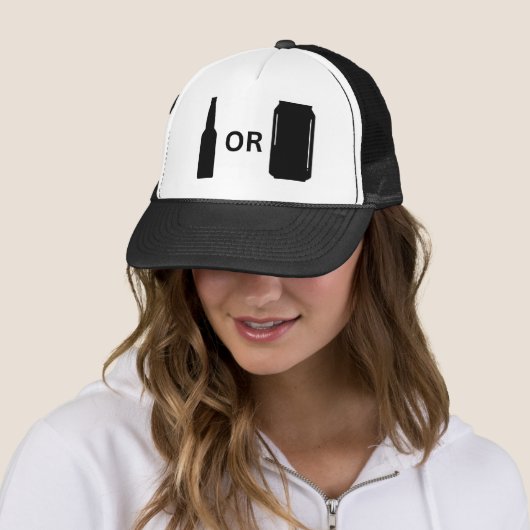 Casquette Bouteilles Ou Canettes (En situation)