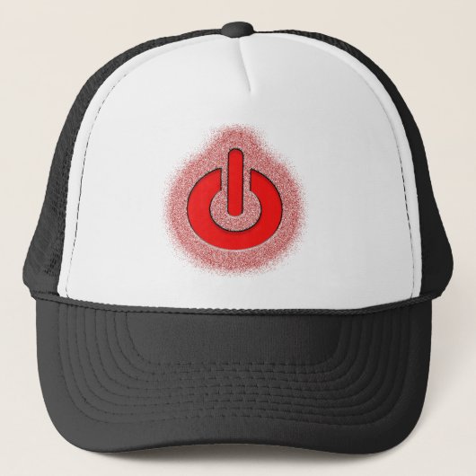 Casquette Bouton de puissance (Devant)