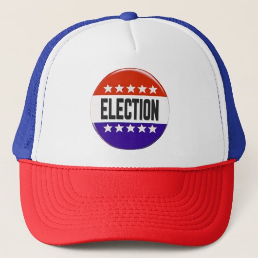 Casquette Bouton Élection (Devant)