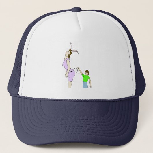 Casquette bouton très flou (Devant)