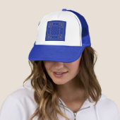 Casquette Boutons carré (En situation)