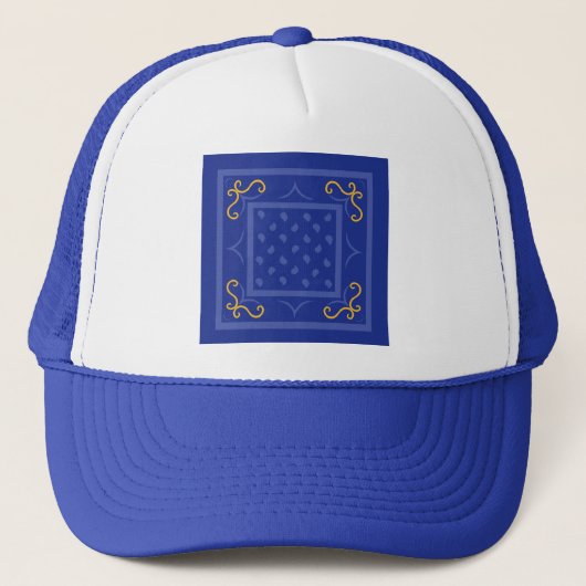 Casquette Boutons carré (Devant)