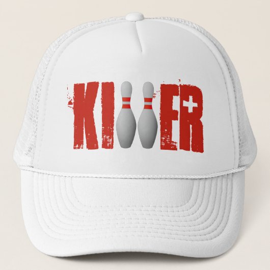 Casquette Bowler Pin Killer Cool Bowling League High Score (Devant)