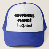 Casquette Boyfriend Fiance Husband Wedding Party (Devant)