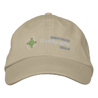 Casquette BPG avec logo blanc sur tissu foncé