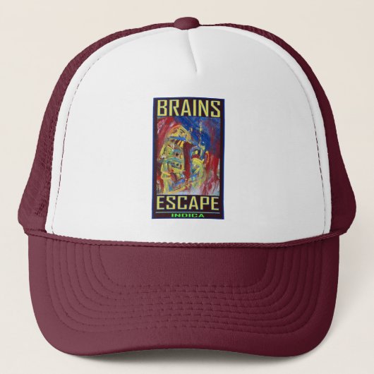 CASQUETTE BRAINS ÉCHAPPE INDICA (Devant)
