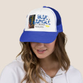CASQUETTE BRASSAGE DE LA JUNGLE BLEUE (En situation)